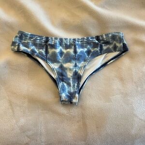 Billabong BlueTie Dye Shibori Cheeky Swim Bottoms Size Small